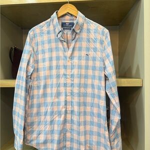 Vineyard Vines Men's Pastel Checkered Shirt